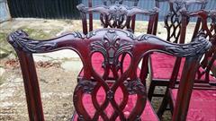 1811201919th Century Set of Twelve Chippendale Dining Chairs by Edwards and Roberts Carver 18½hs 40½h 27w 23d Single 18hs 39h 22w 21½d _17.JPG